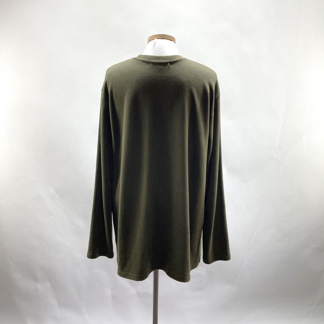 베테제 남성오버핏긴팔티셔츠 카키 2사이즈 상품이미지3