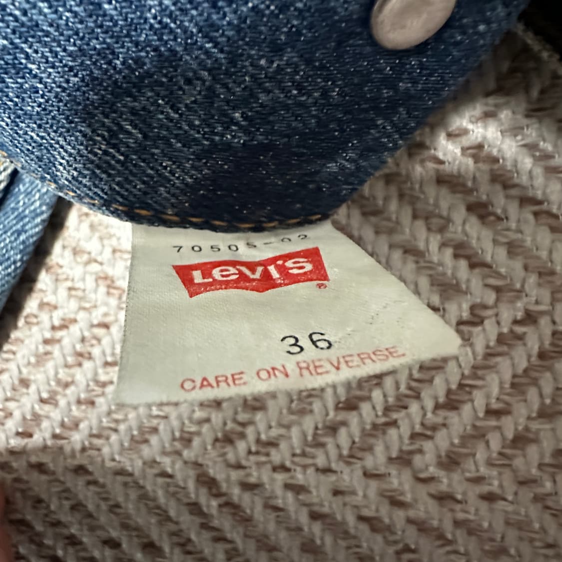 LEVI'S 90's 70505 denim jacket 상품이미지5