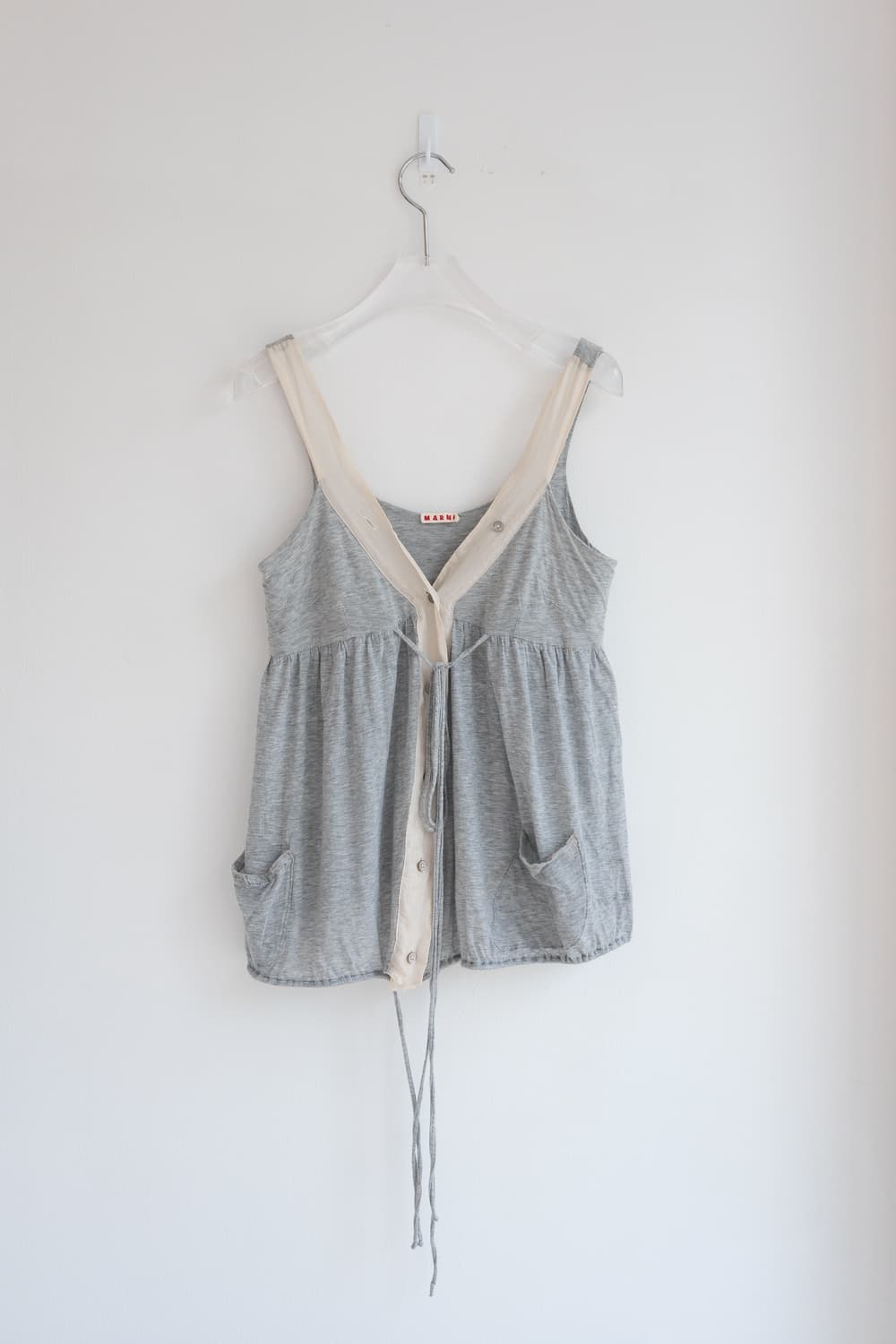 String button sleeveless 상품이미지5