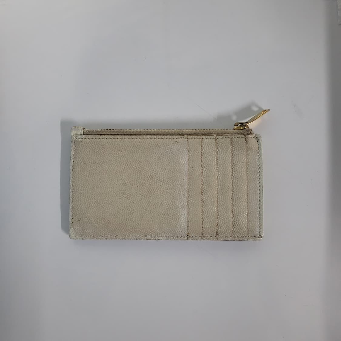 입생로랑 마틀라세 카드지갑 아이보리 상품이미지2