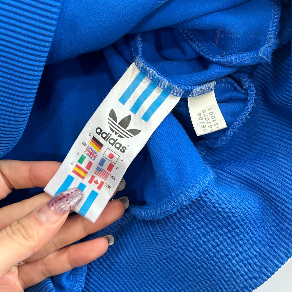 Adidas 아디다스 드림딕 트랙탑 딥블루 져지 상품이미지6