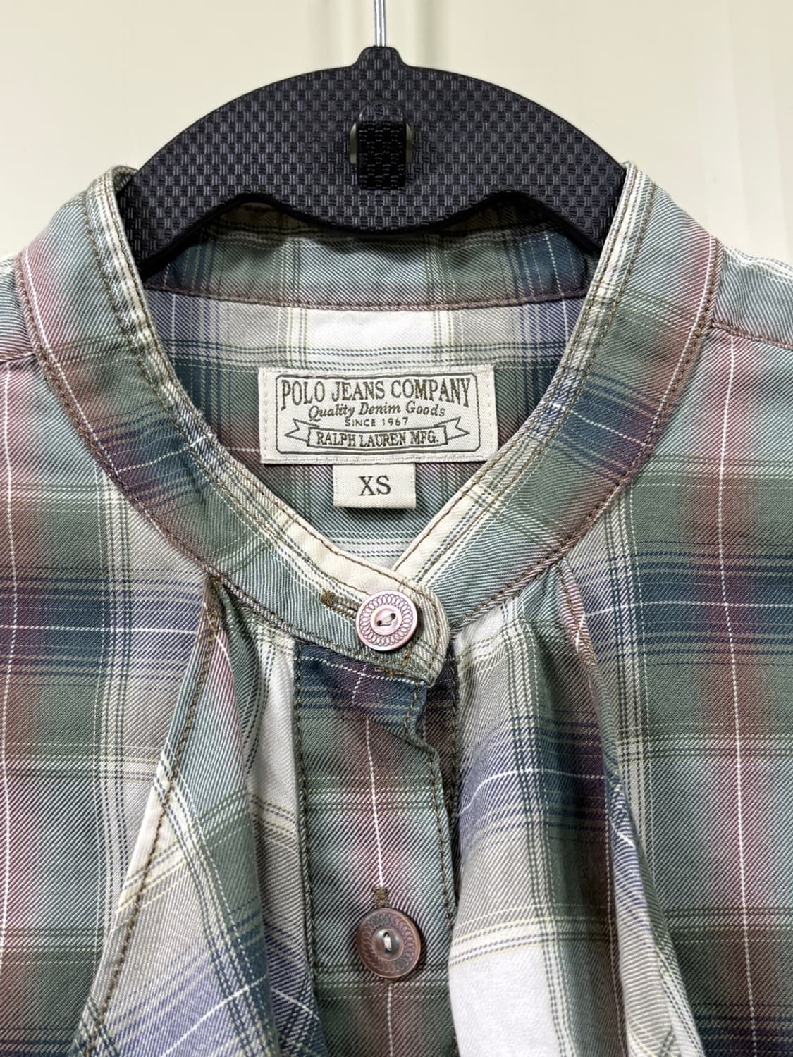 폴로 체크 원피스 상품이미지2