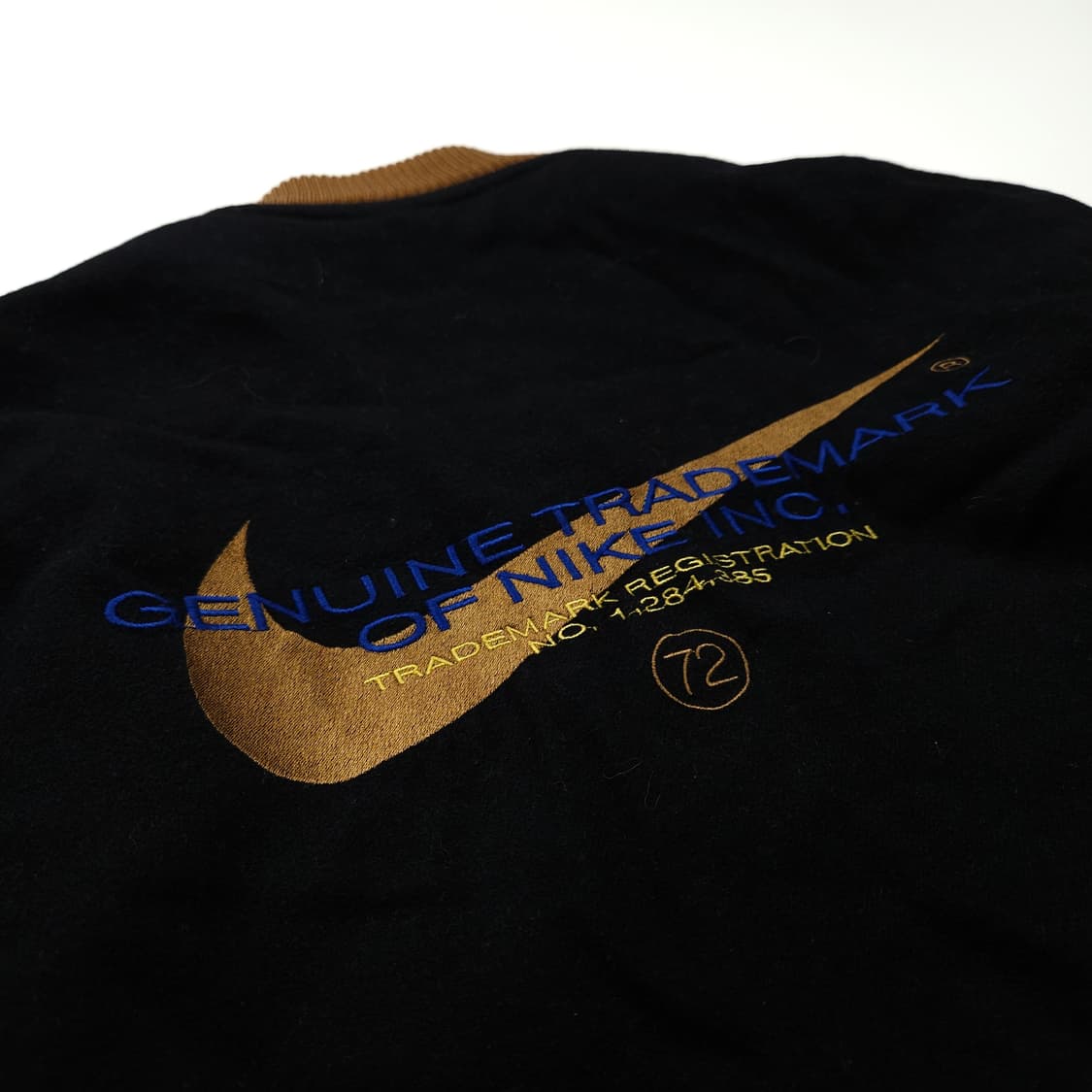 90s 나이키 빅로고 올드스쿨 모직 바시티 자켓 (105) 상품이미지3