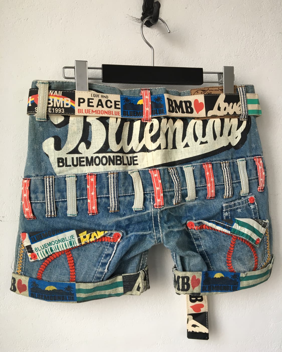 Belted denim short 상품이미지3