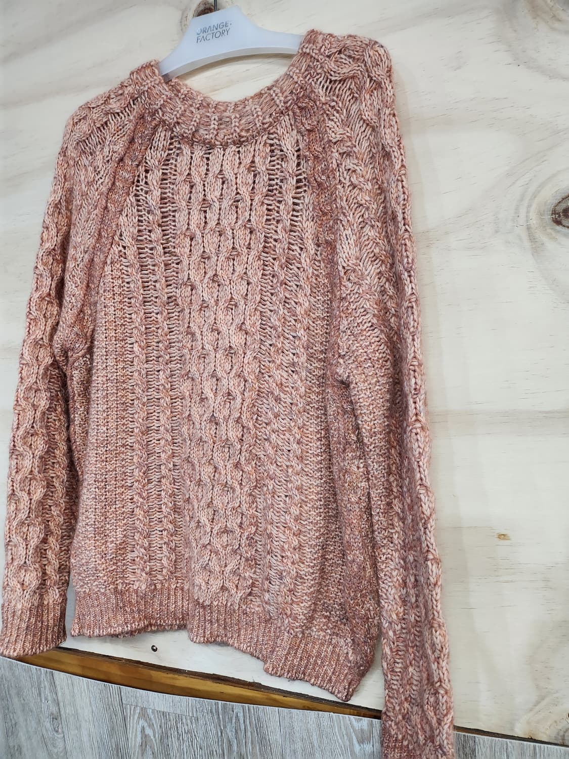 340) 한섬 시스템 꽈배기 니트 상품이미지3