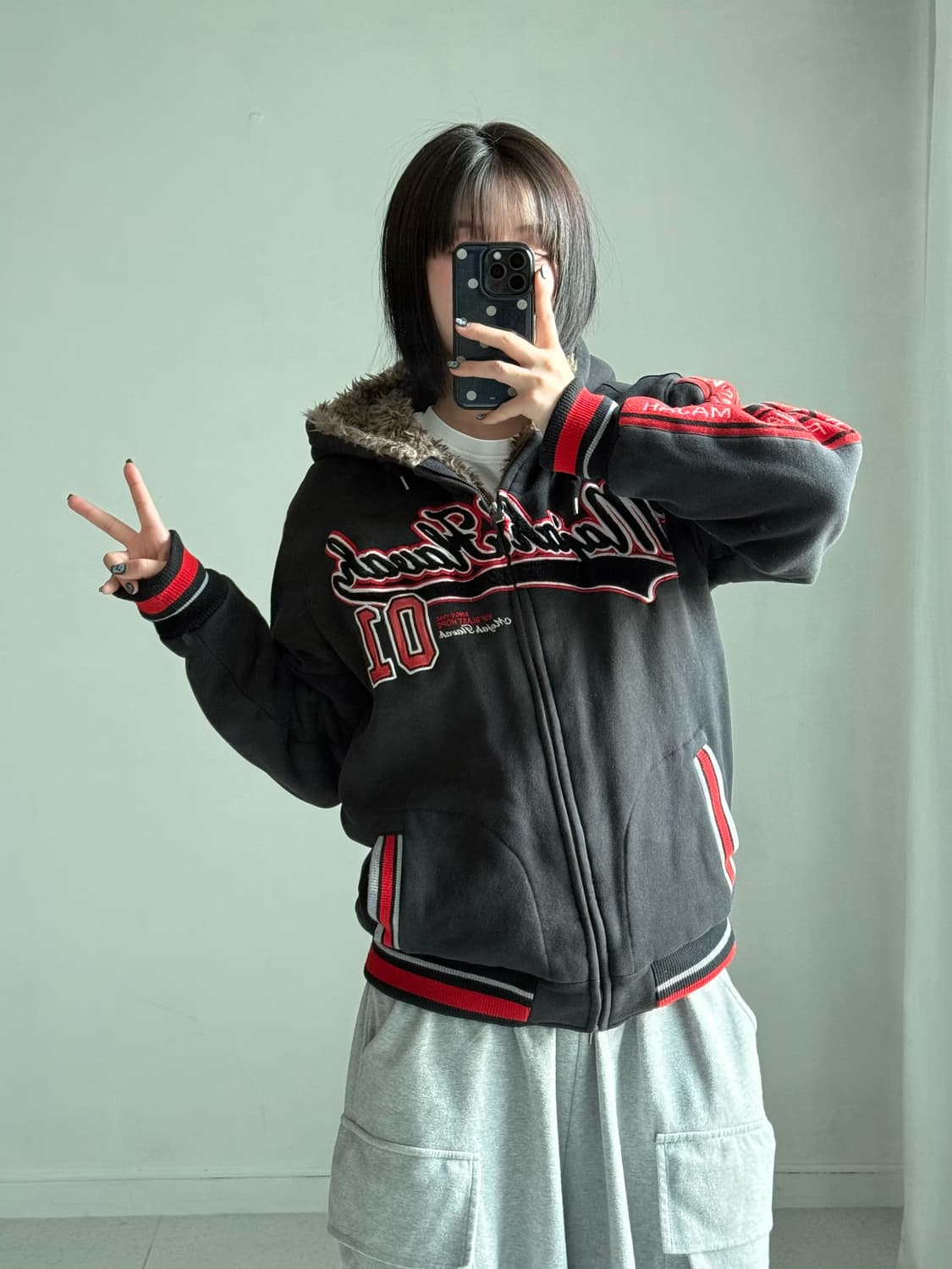 마자플라바 울프죠 후드집업 상품이미지4