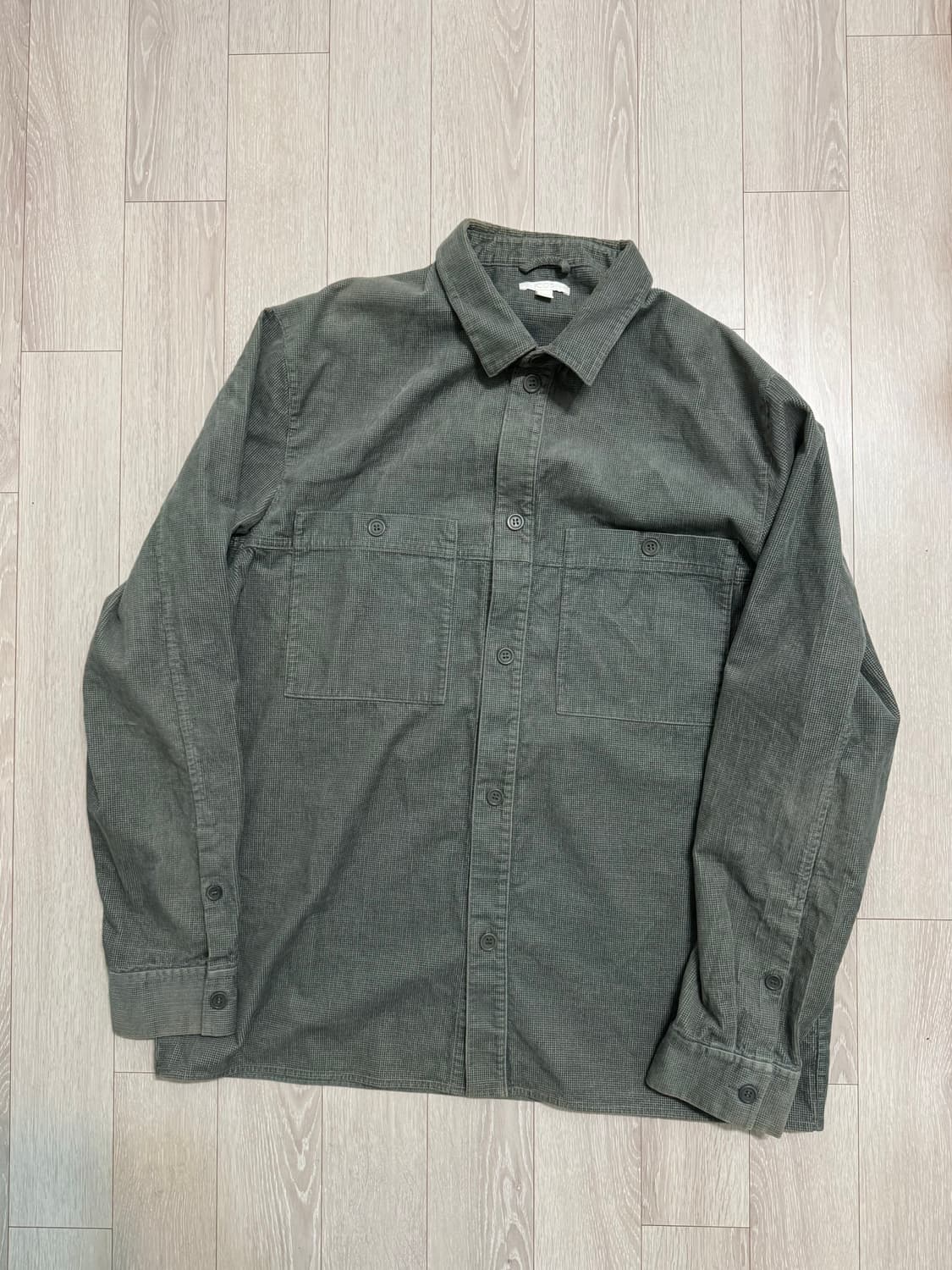 Cos 그린 코듀로이 셔츠 L 상품이미지1