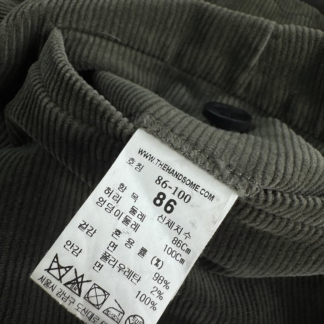 타임옴므 릴렉스 핏 코듀로이 팬츠 상품이미지3