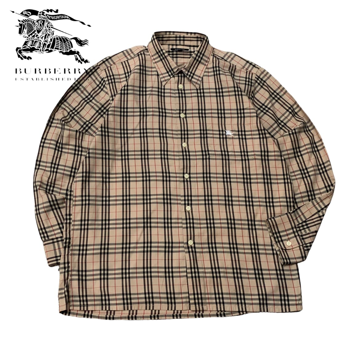 버버리 노바체크 셔츠 상품이미지1