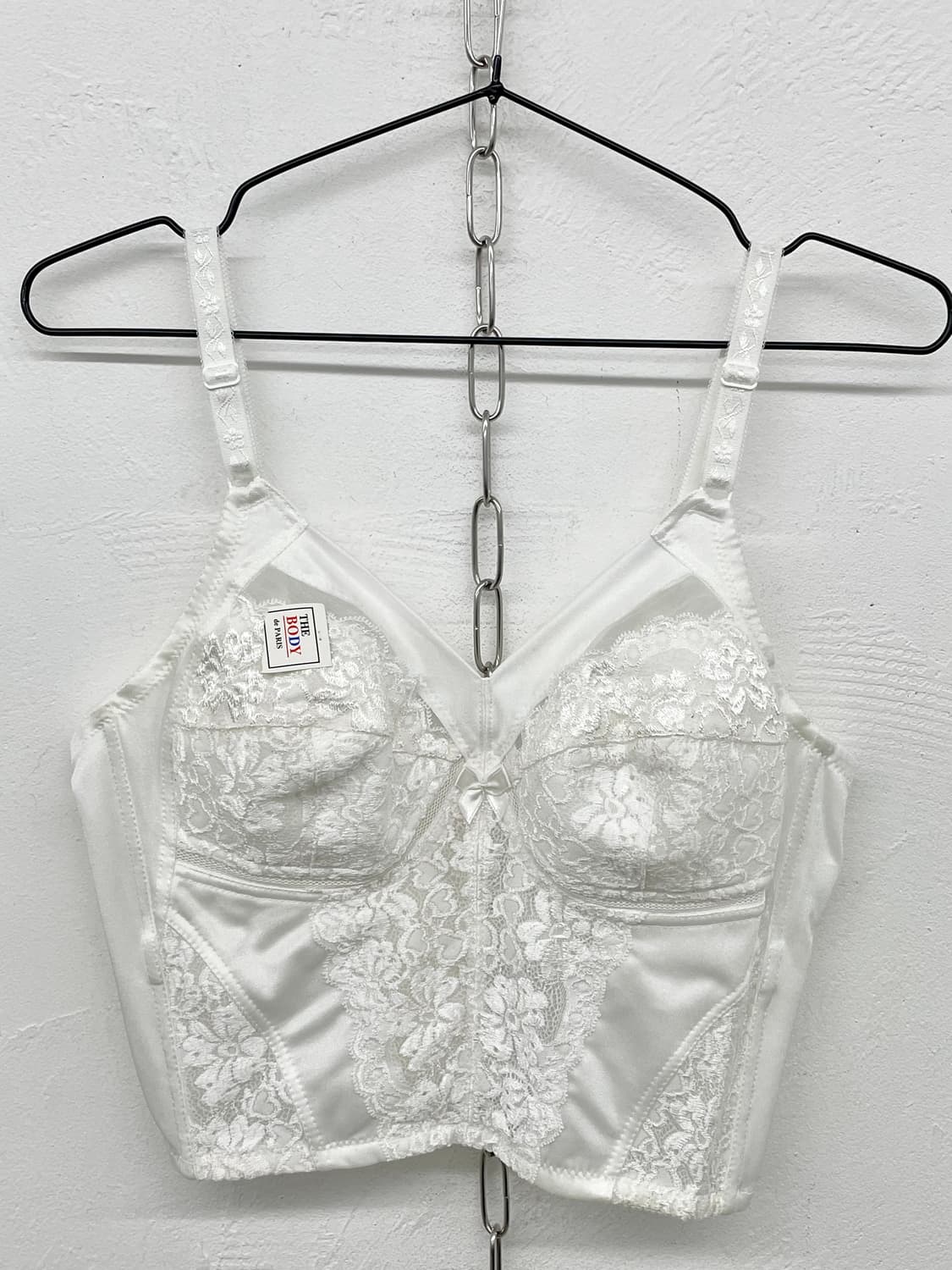 화이트 레이스 코르셋 상품이미지5