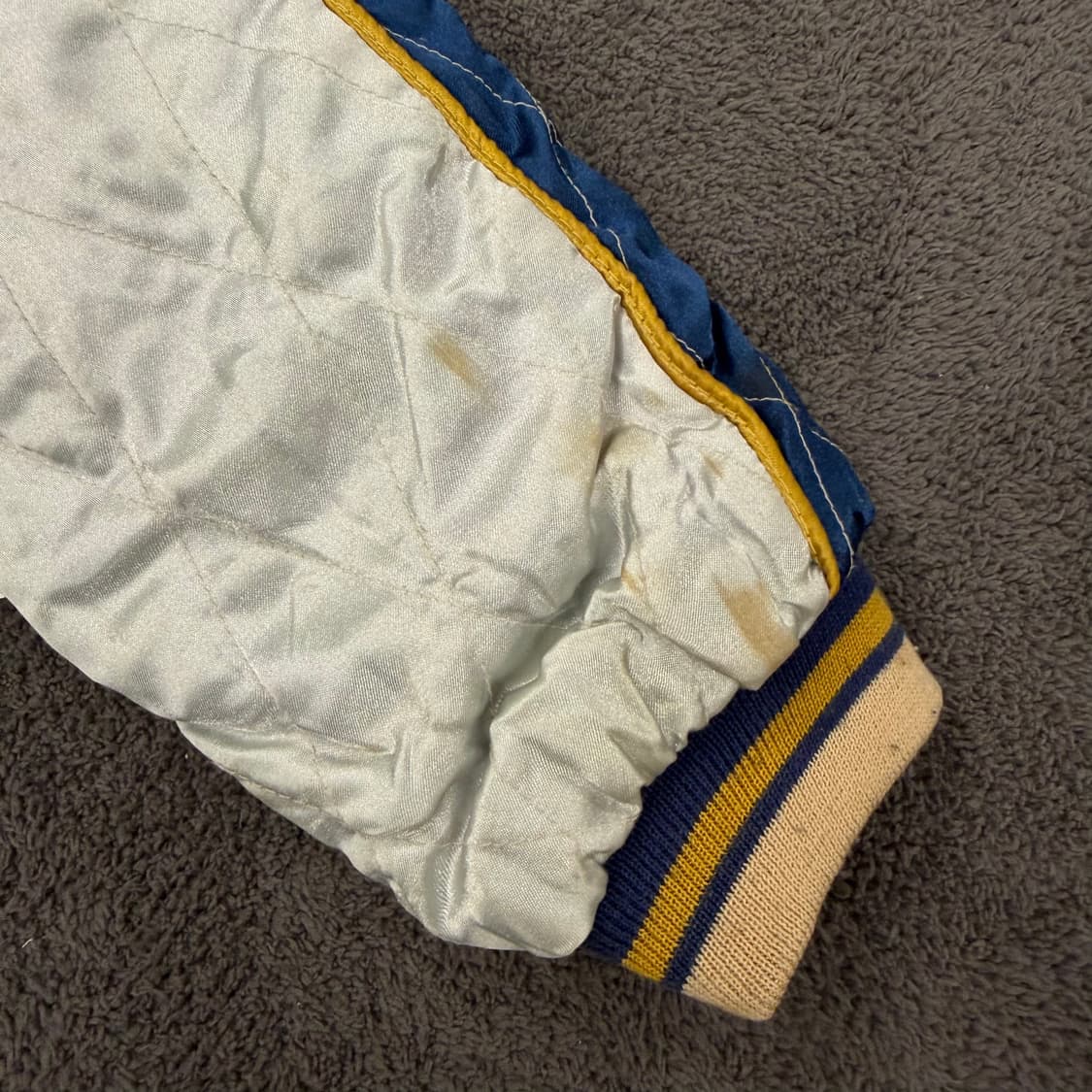 Jpn 일본 빈티지 리버시블 벨벳 자수 스카잔 자켓 상품이미지9