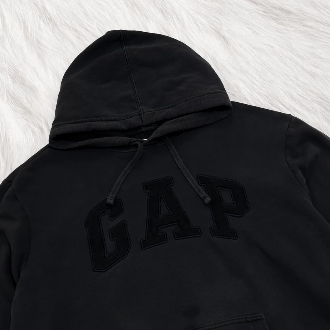 갭 차콜 빅로고 후드 상품이미지5