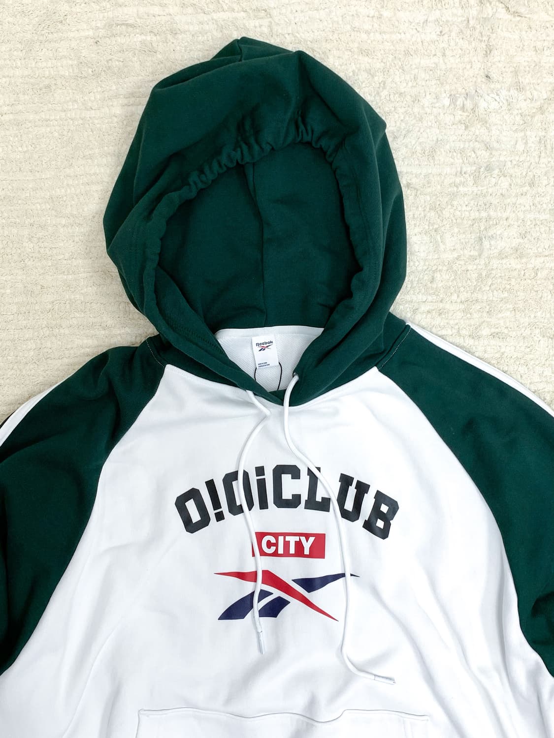 Reebok × O!Oi Club Green Hoodie 상품이미지2