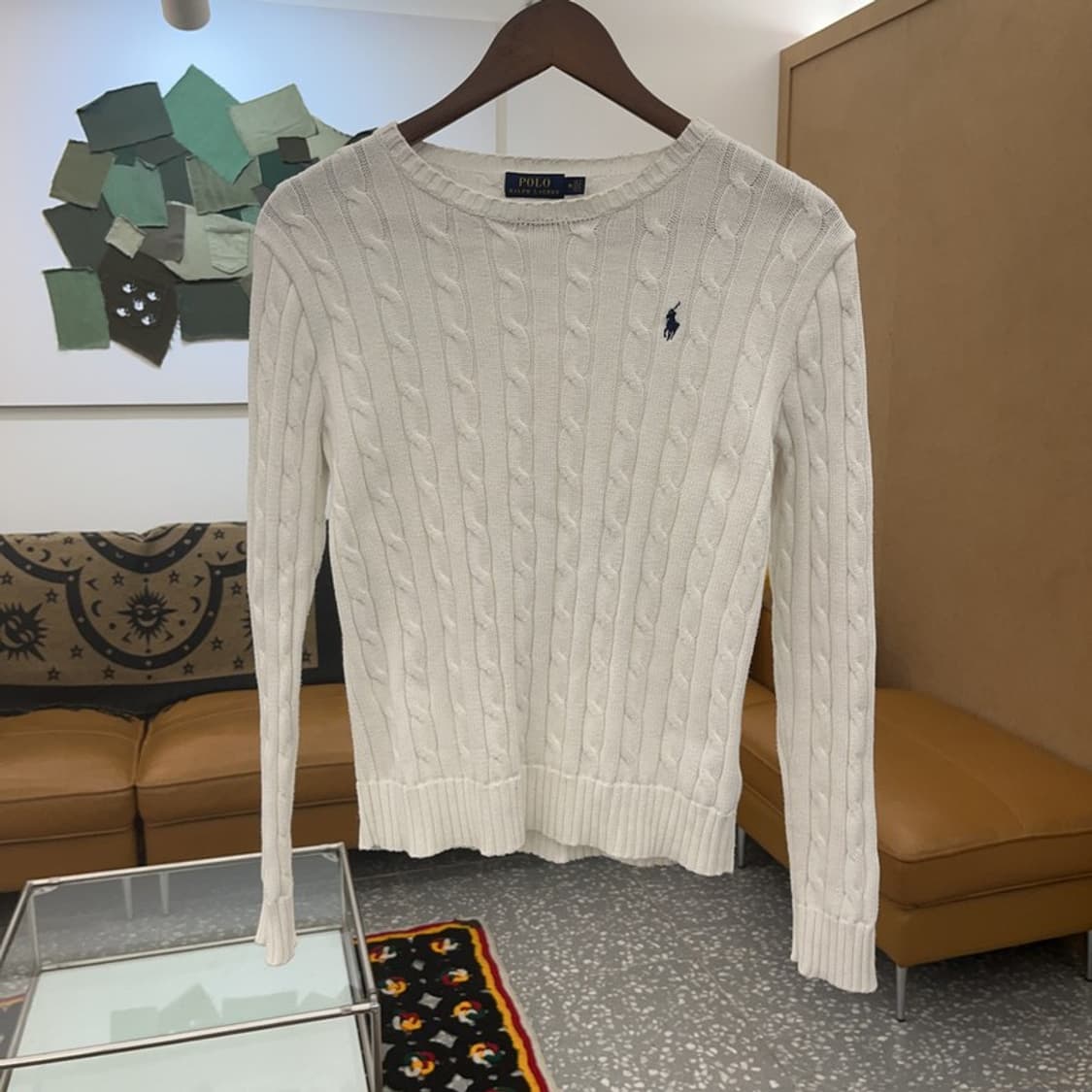 폴로 랄프로렌 모던 캐주얼 꽈배기 케이블 니트 M C07931 상품이미지3