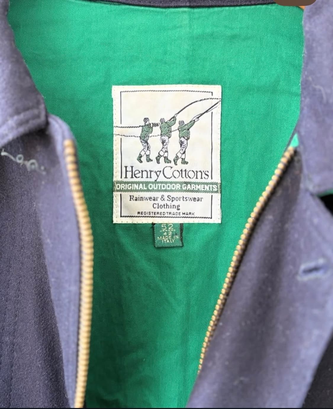 Henry Cotton's(헨리코튼) 남성 헌팅 자켓 네이비 52 상품이미지2