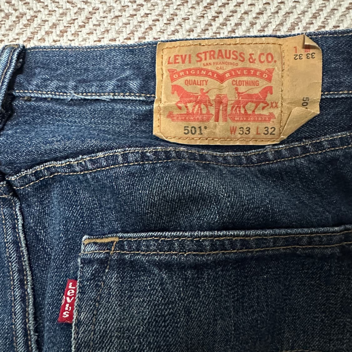 LEVI'S 501 00's mexico made denim pants 상품이미지3