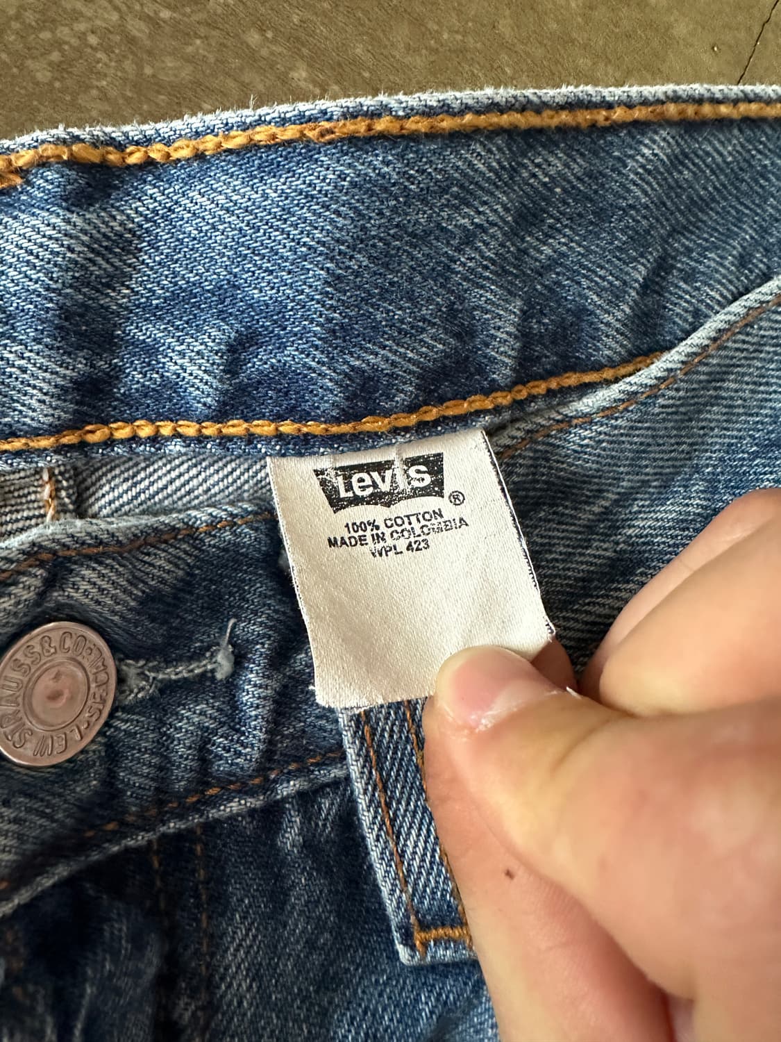 00s Levi’s 501 오리지널 데님 팬츠 w29 상품이미지4