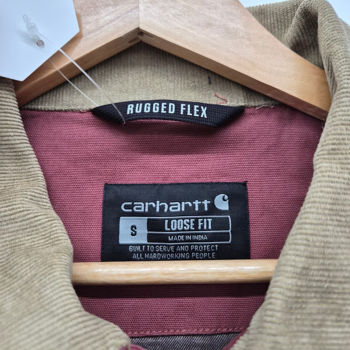 칼하트 와인색 디트로이트 자켓 남녀공용 S 상품이미지3