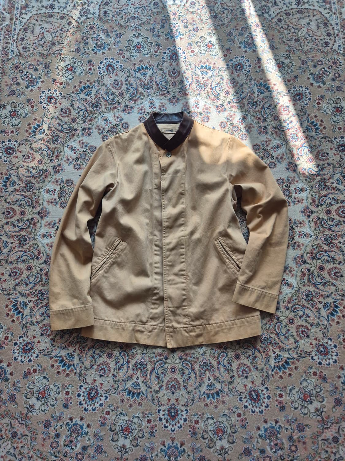 45rpm 레더 차이나 카라 초어자켓 상품이미지1