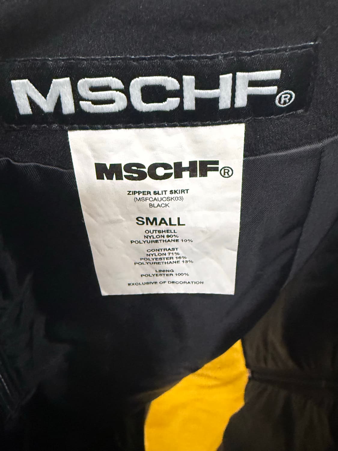 Mischief skirt 미스치프 지퍼 슬릿 스커트(블랙) 상품이미지7