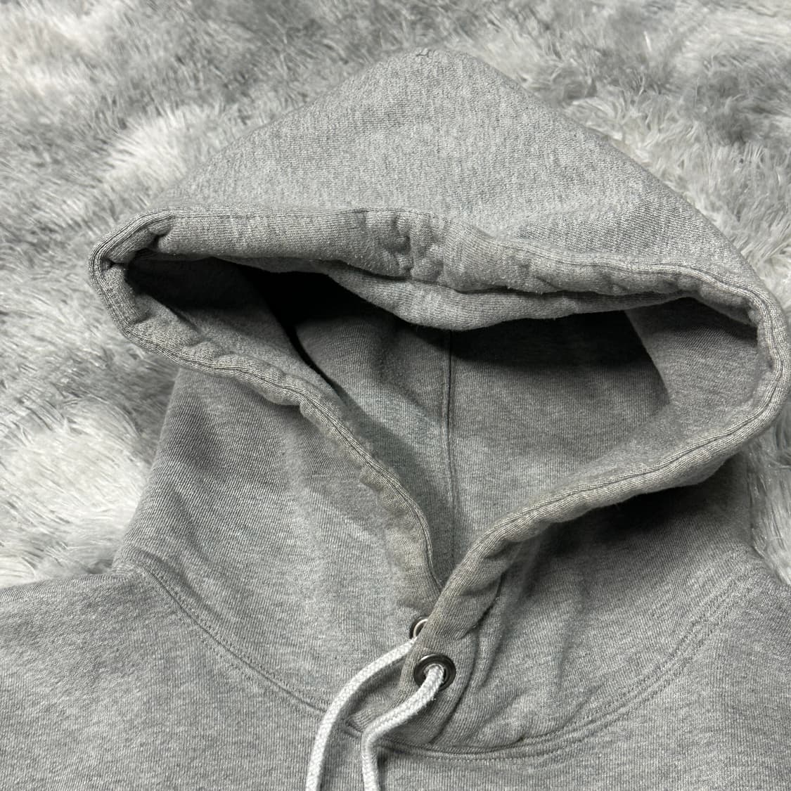 나이키 솔로스우시 플리스 그레이 후드 XL 상품이미지3