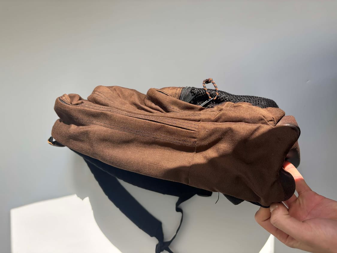 90s 이스트팩 가죽 백팩 브라운 made in usa 상품이미지2