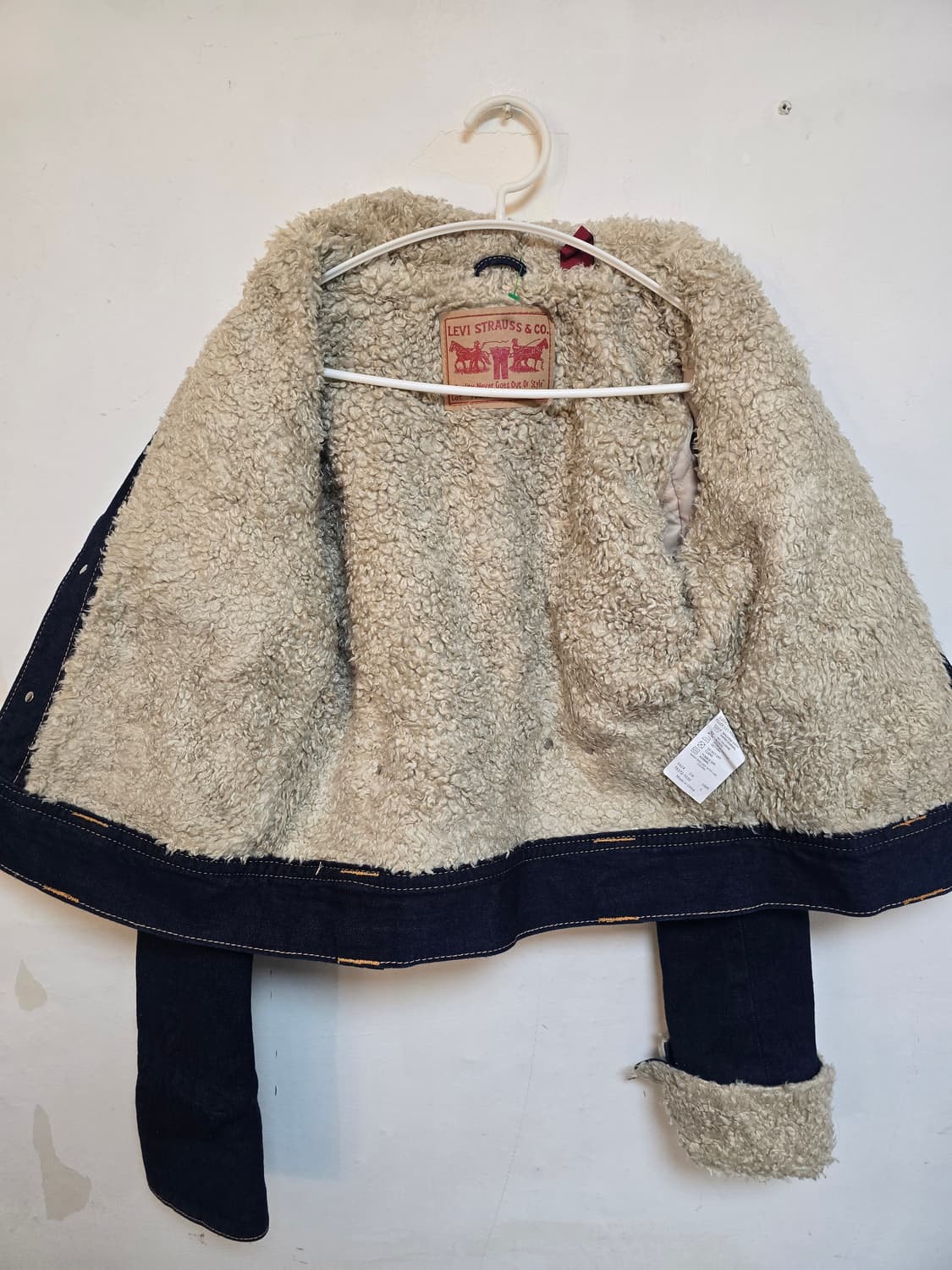 리바이스 여성 양털 데님 자켓 95 (새상품) 상품이미지5