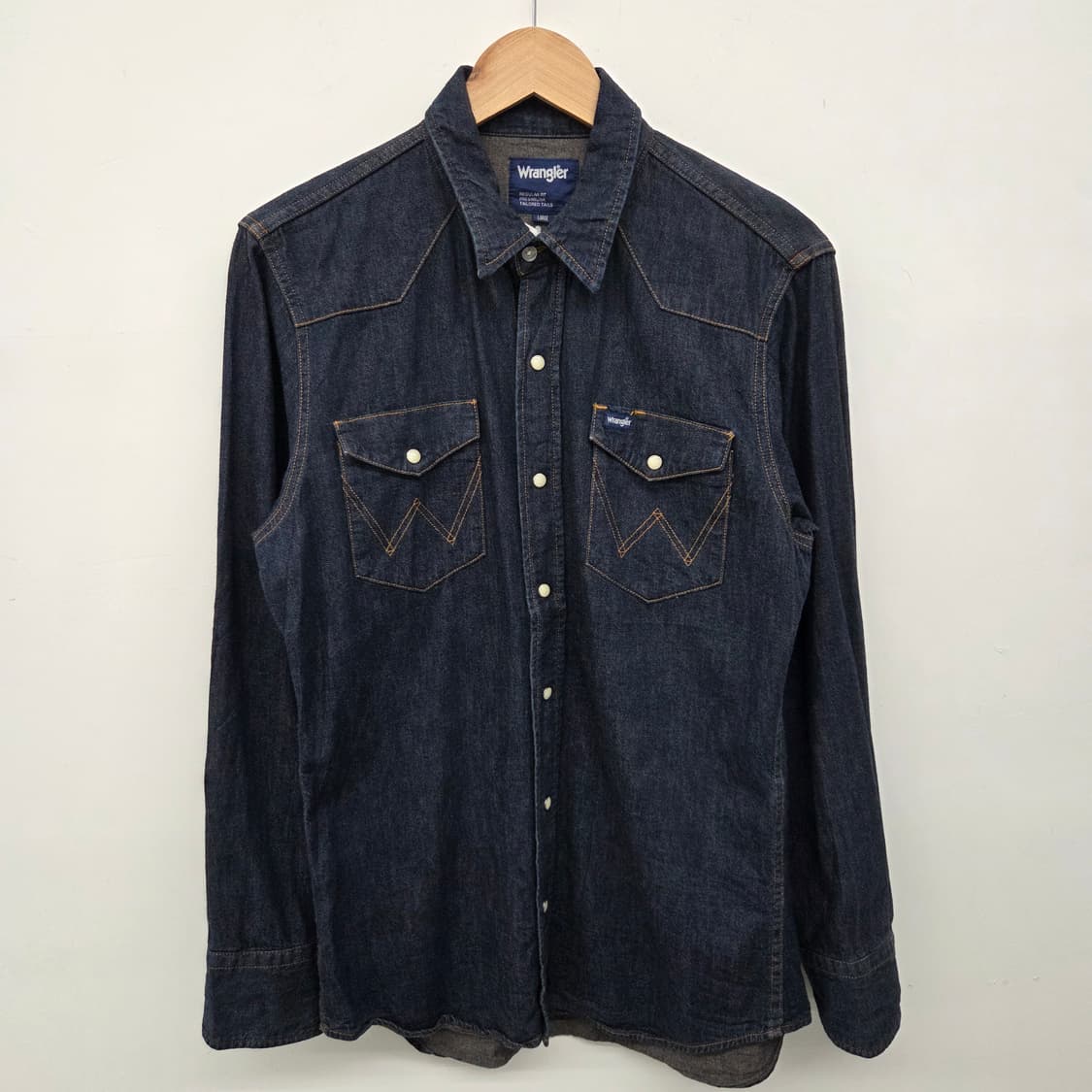 랭글러 데님 웨스턴 셔츠 남방 여L 상품이미지2