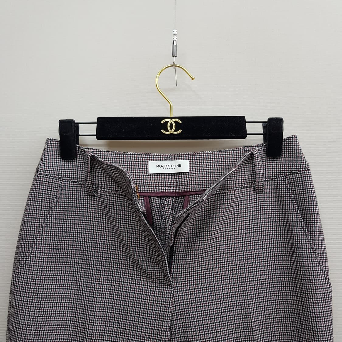 모조에스핀 클래식 체크 자켓  팬츠 셋업  55사이즈 상품이미지7