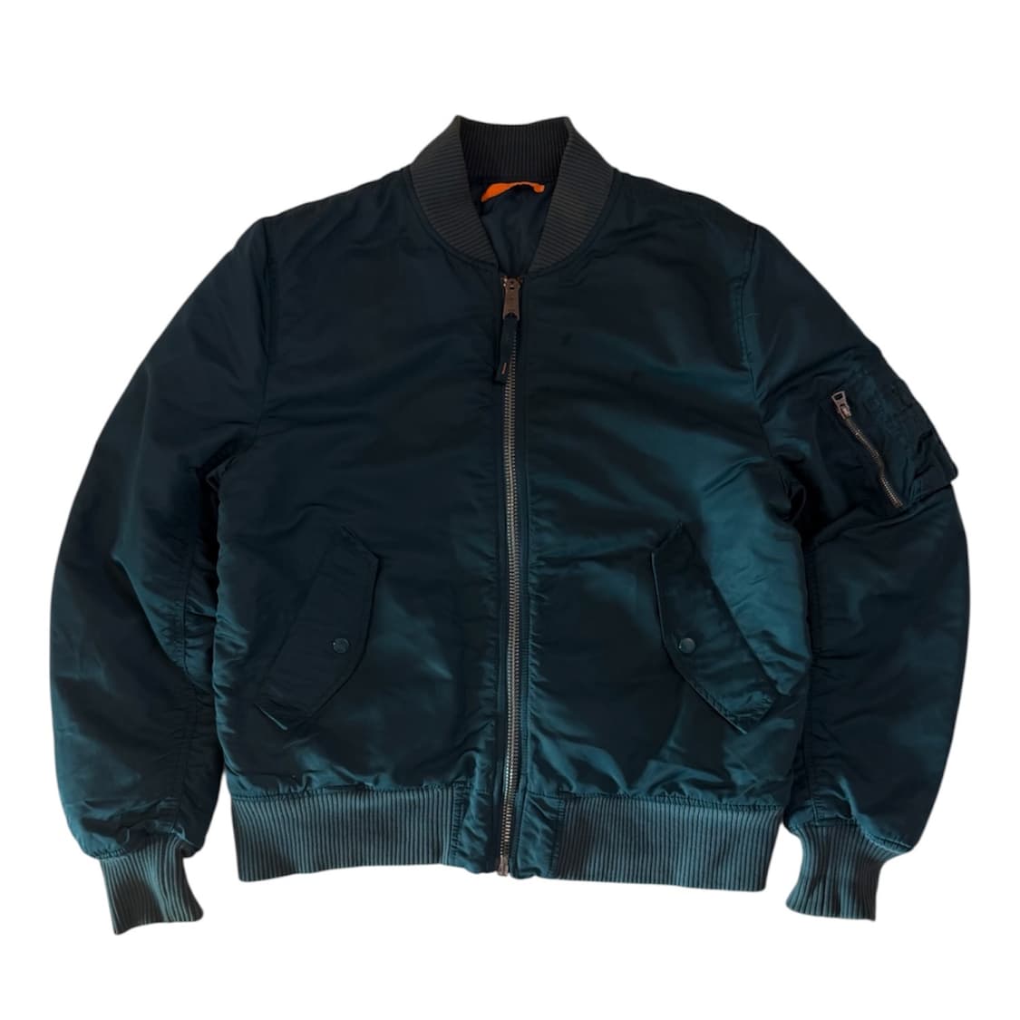 알파인더스트리 MA-1 봄버자켓 청록색 상품이미지1