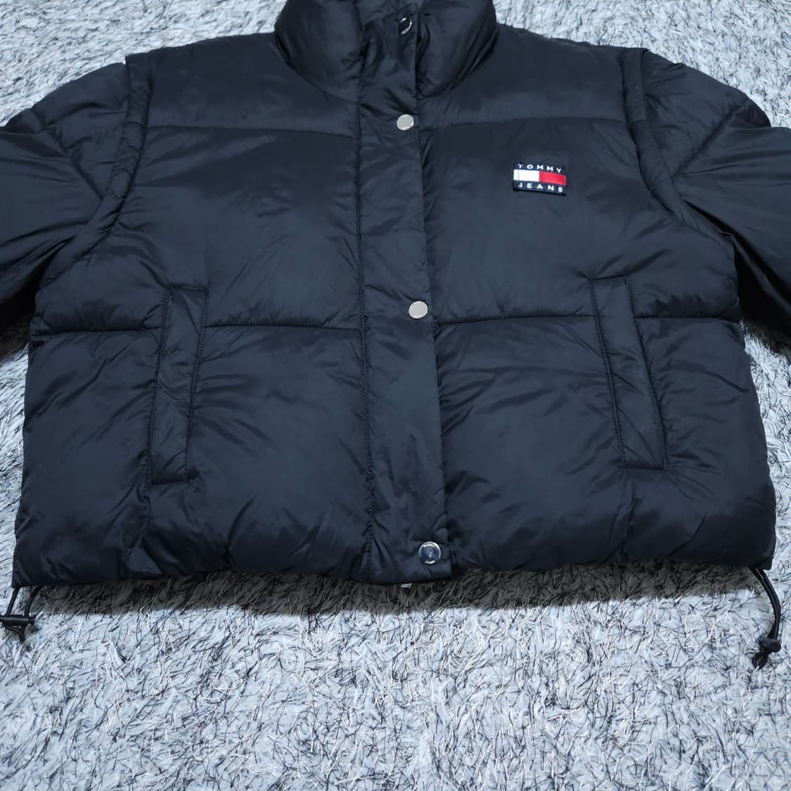 타미진스) M 여자 오버핏 크롭패딩 숏패딩 / 왕눈이샵 상품이미지4