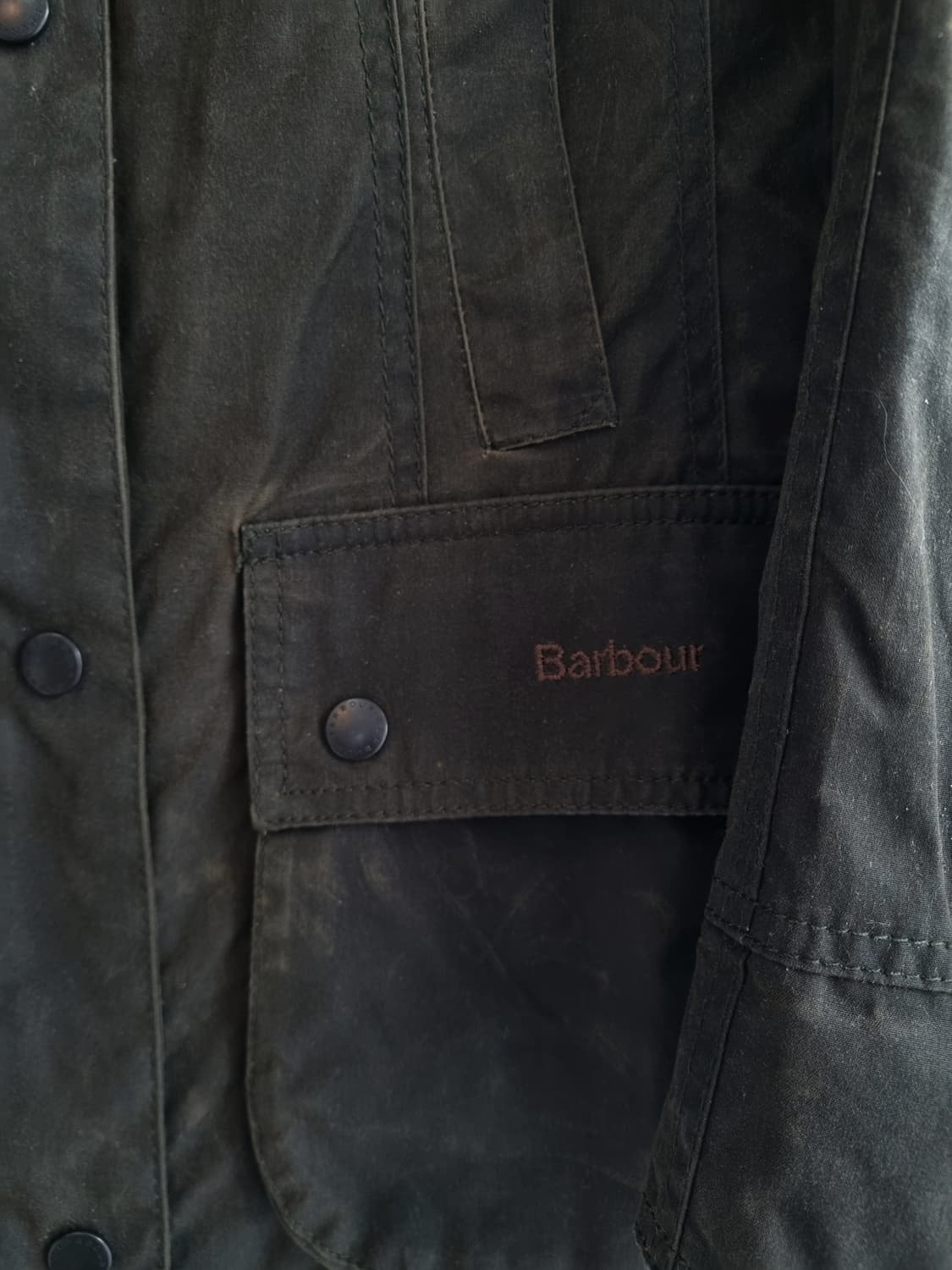 바버 비드넬 왁스 자켓 UK8 상품이미지5