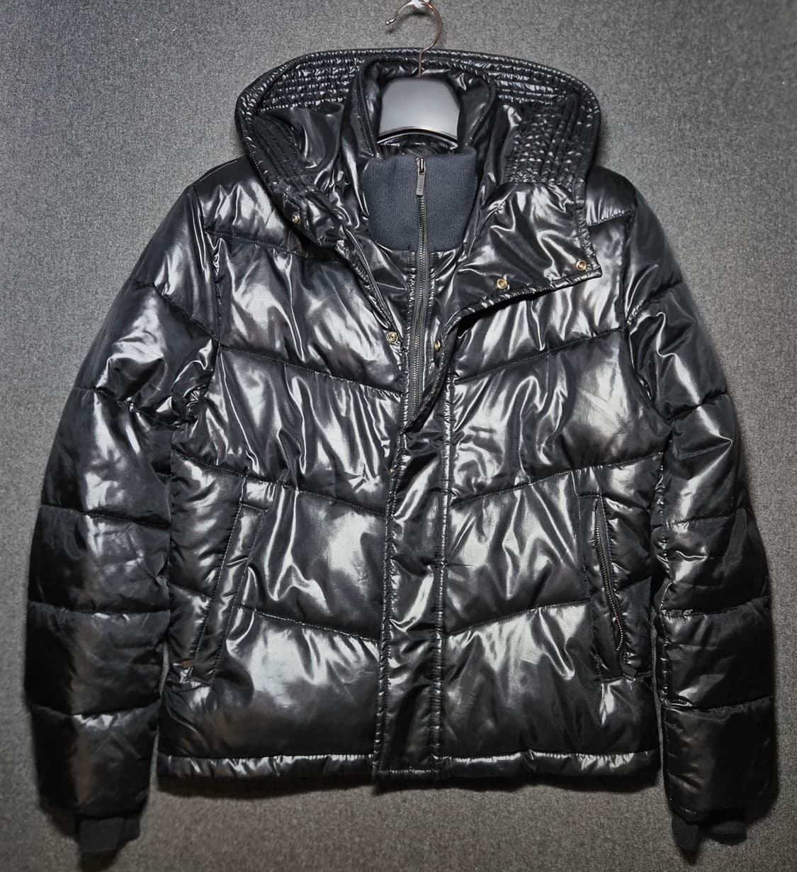 codes combine 남성 유광 패딩 105 실측 100 상품이미지2