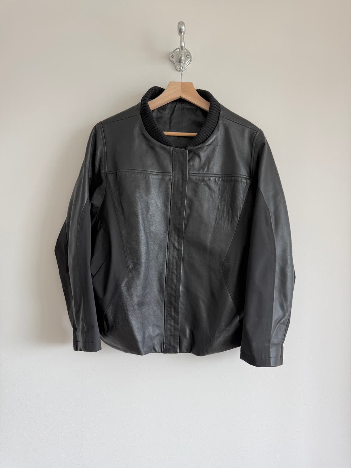 Pre owned 램스킨 레더 자켓 상품이미지1
