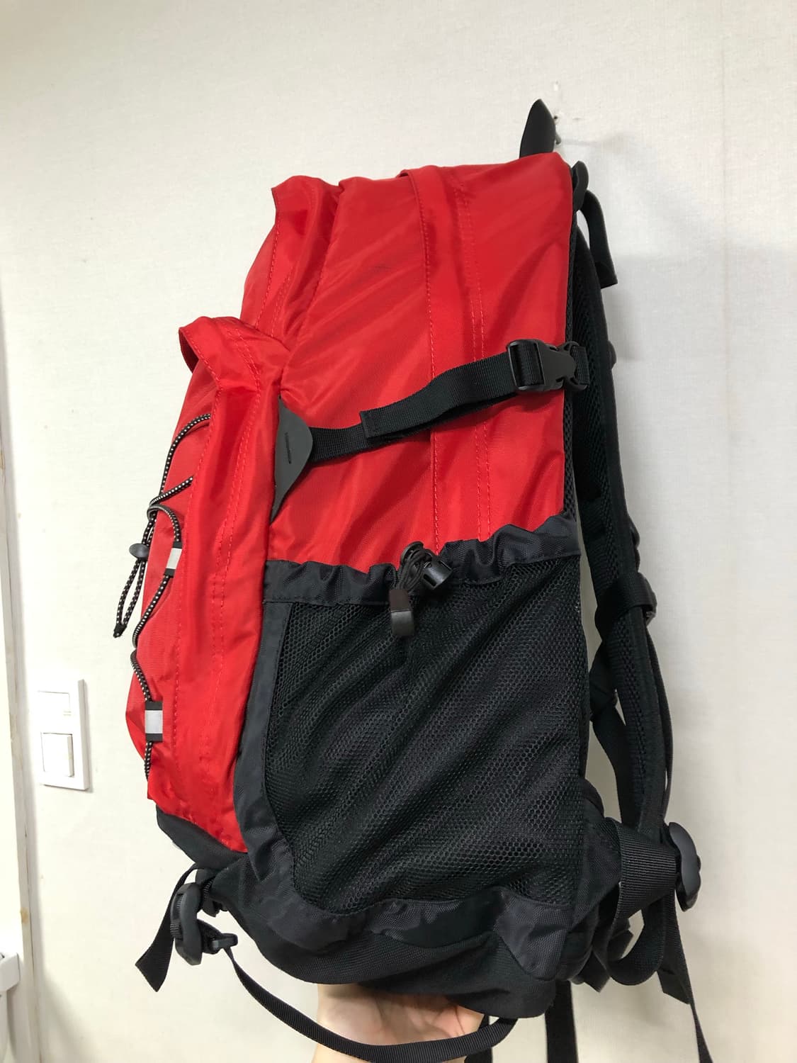 노스페이스 슈얼핫 백팩 등산 배낭 여행 백팩 _ 레드 상품이미지3