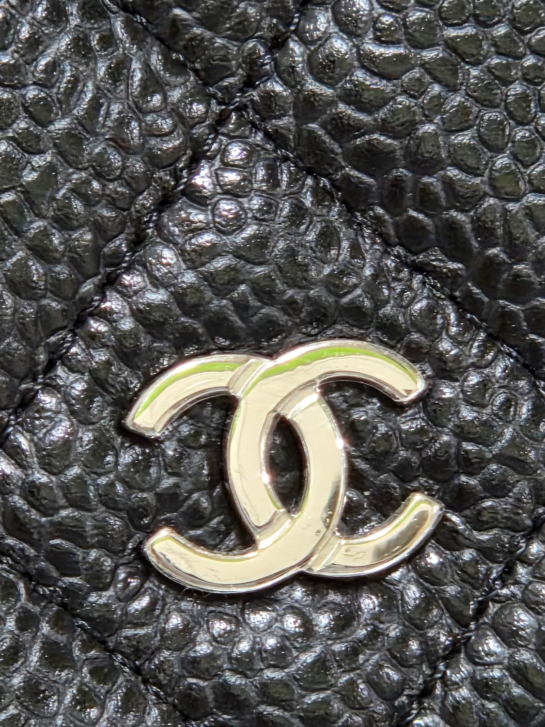 [새상품급] 샤넬 클래식 캐비어 WOC 은장 Black 상품이미지3