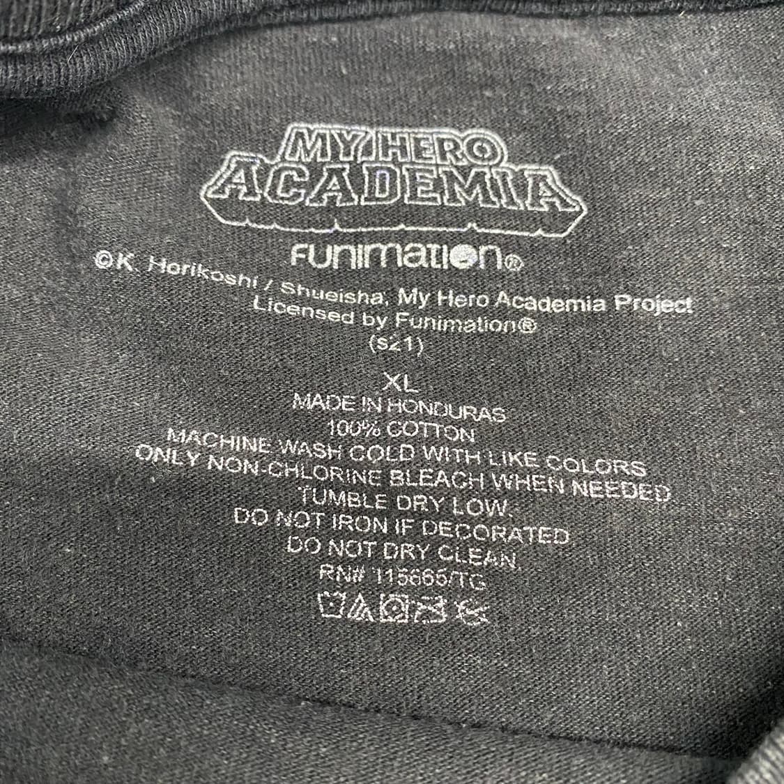 나히아 나의히어로아카데미아 오피셜 애니메이션 티셔츠 상품이미지3
