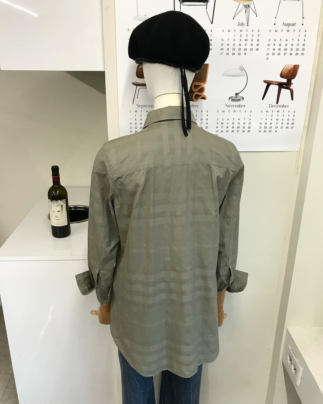 버버리 은장 체크 셔츠 상품이미지4