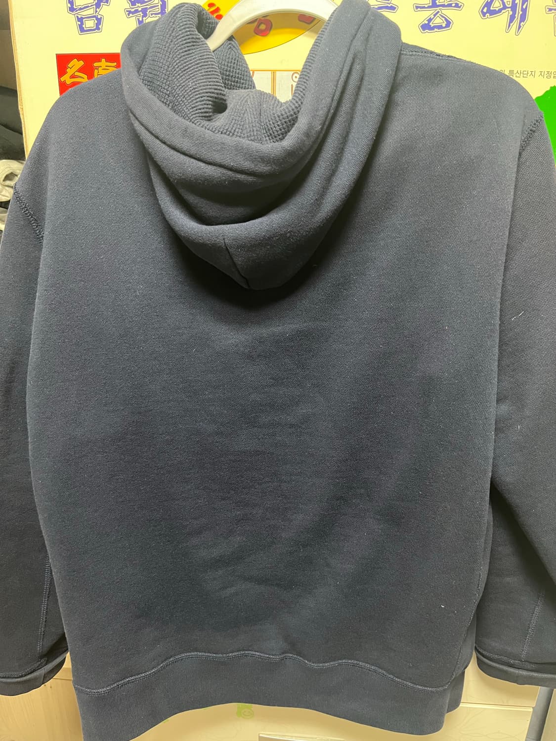 폴로 후드집업 네이비 상품이미지2