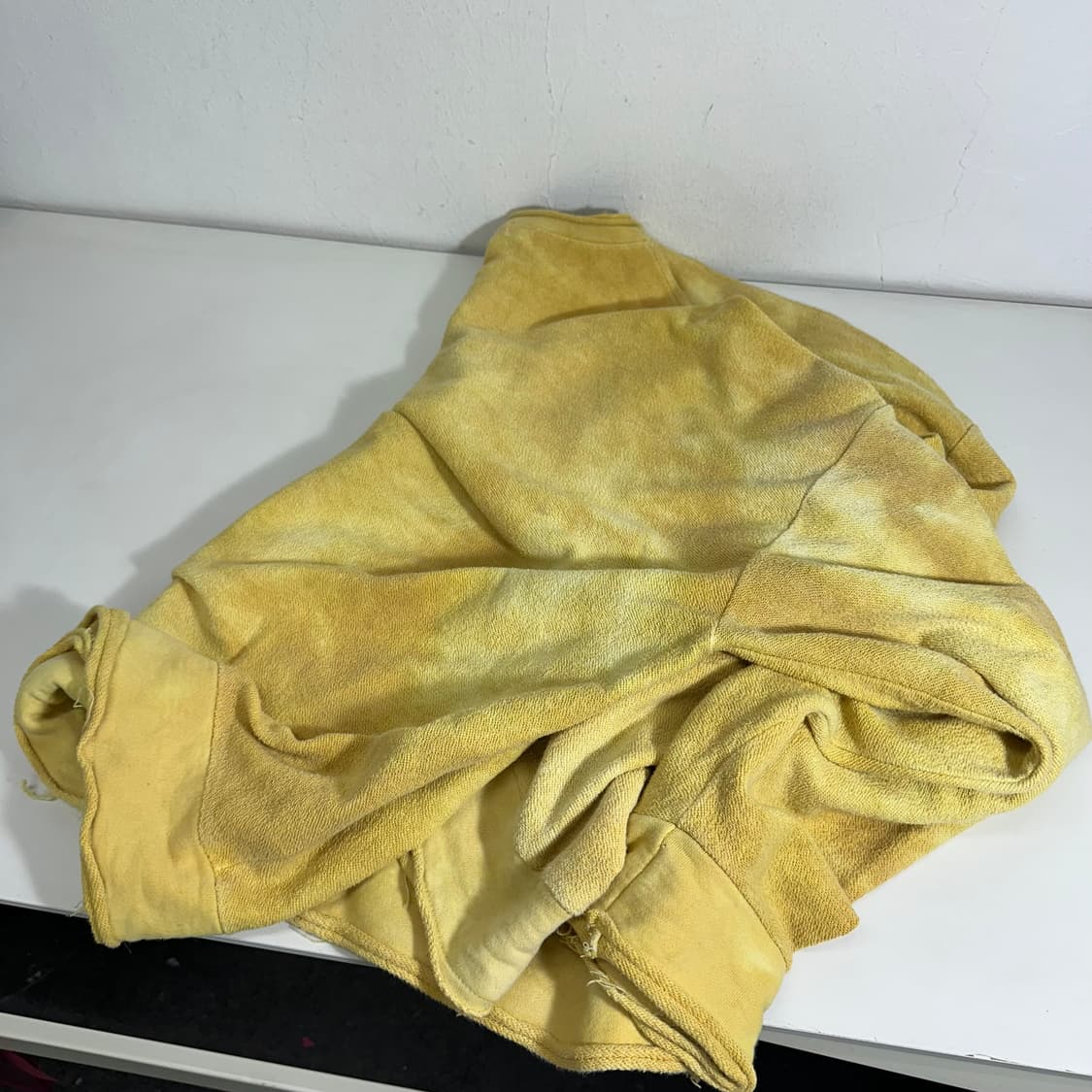 FREE GLAMOUR 겨자 오버핏 리버스 맨투맨 상품이미지5