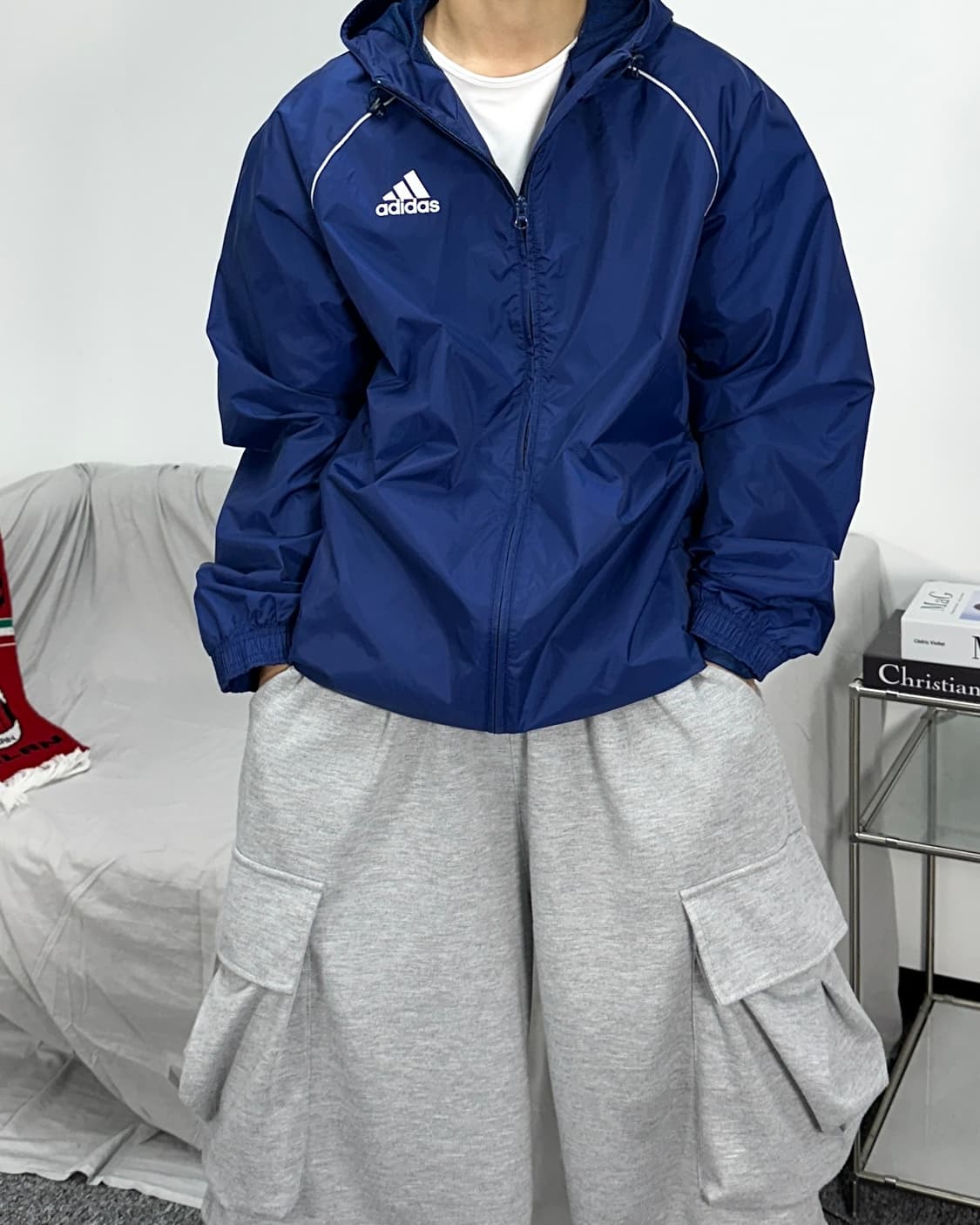 아디다스 00s 올드스쿨 바람막이 XL 상품이미지1