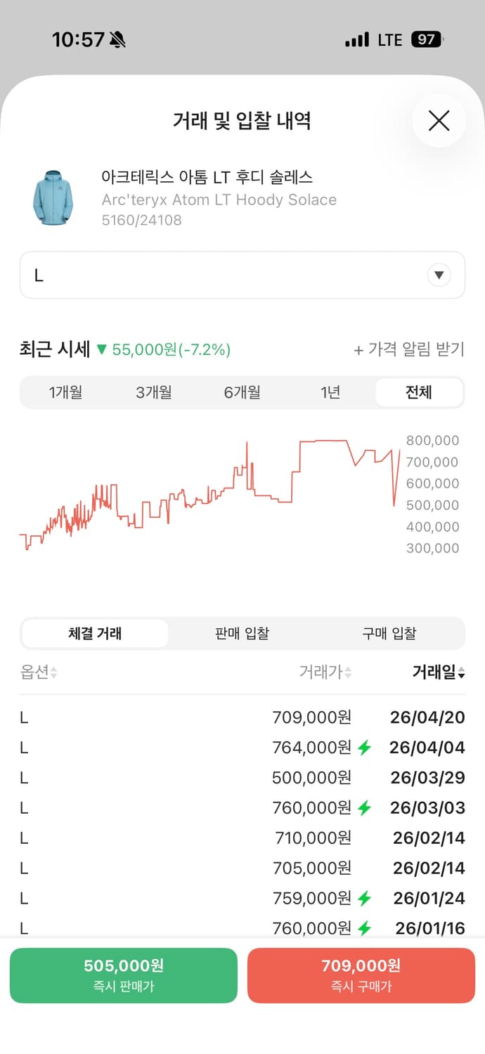 아크테릭스 아톰 lt 솔레스 상품이미지4