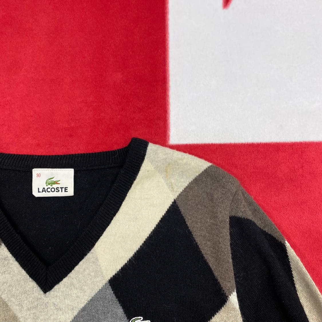 라코스테 니트 여성 90 실측 44-55 상품이미지4