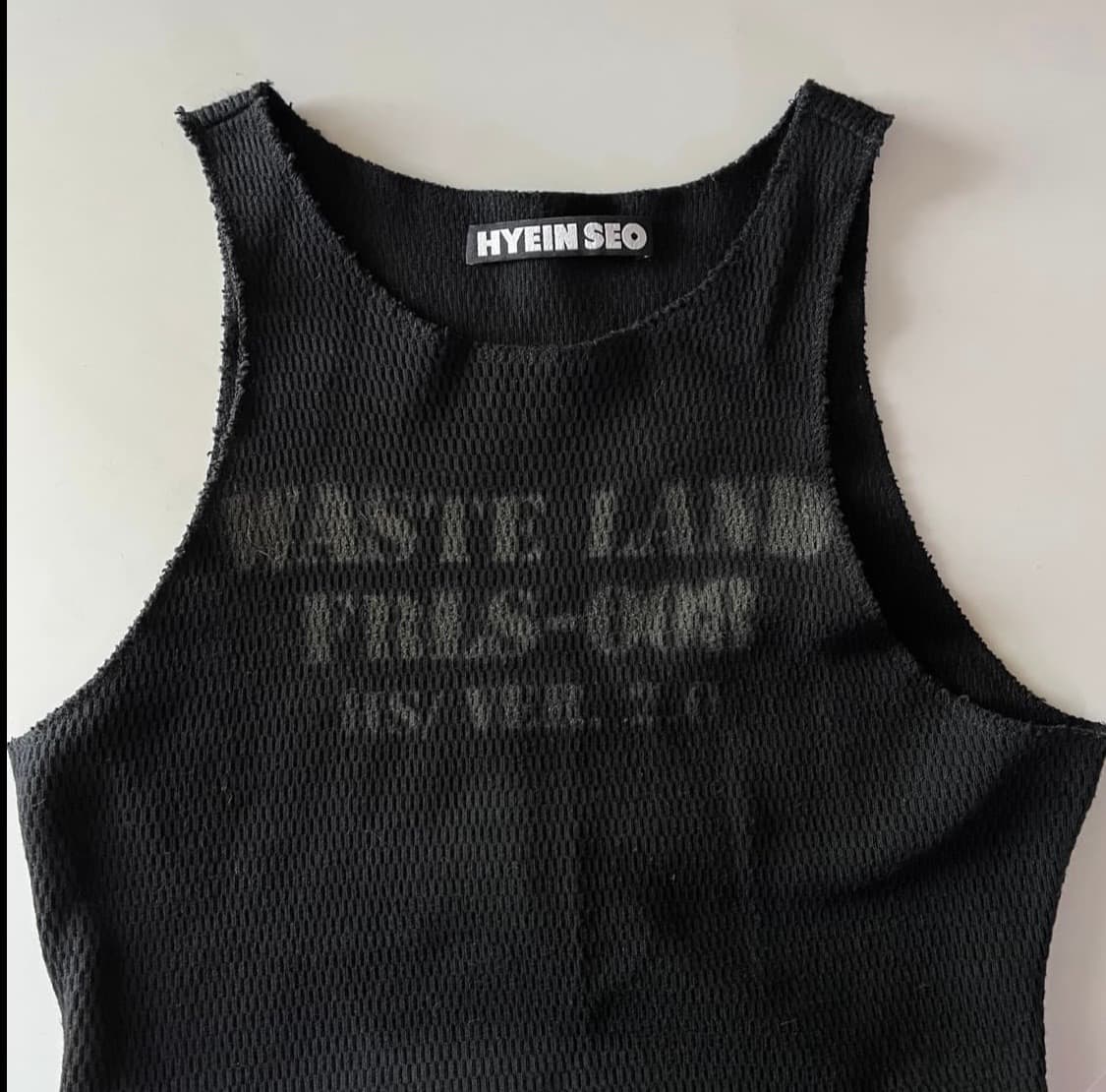 혜인서 fw18 distressed 저지 원피스 상품이미지5