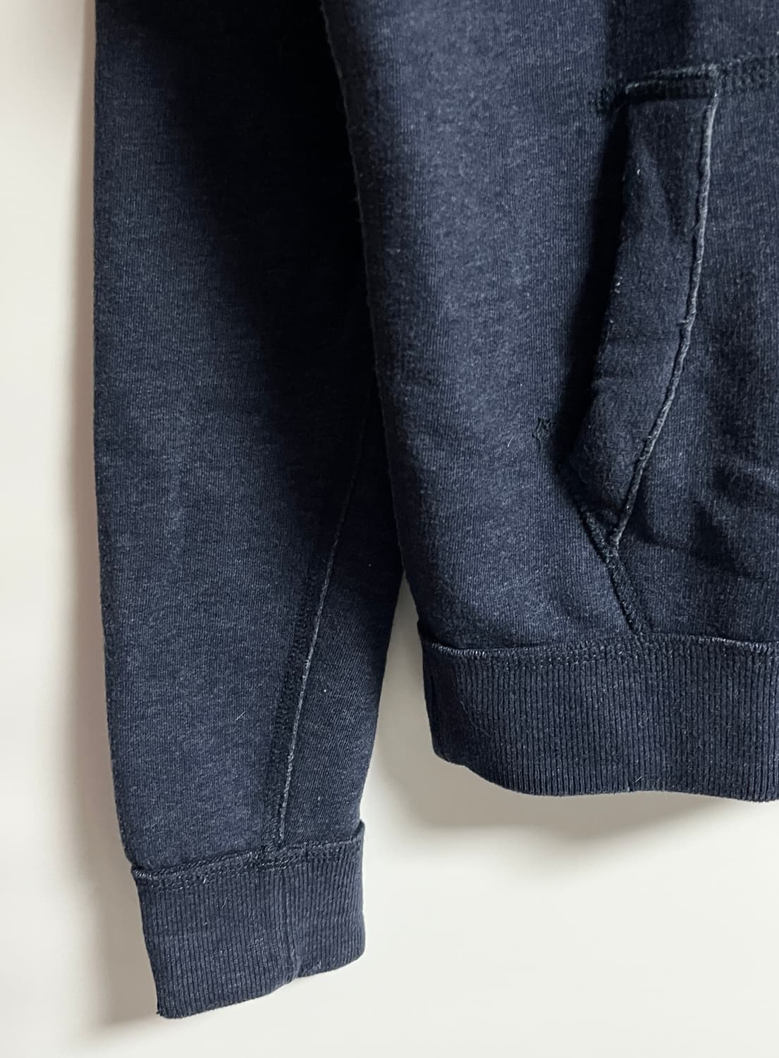 아베크롬비 머슬핏 네이비 후드집업 후드티 S 상품이미지3