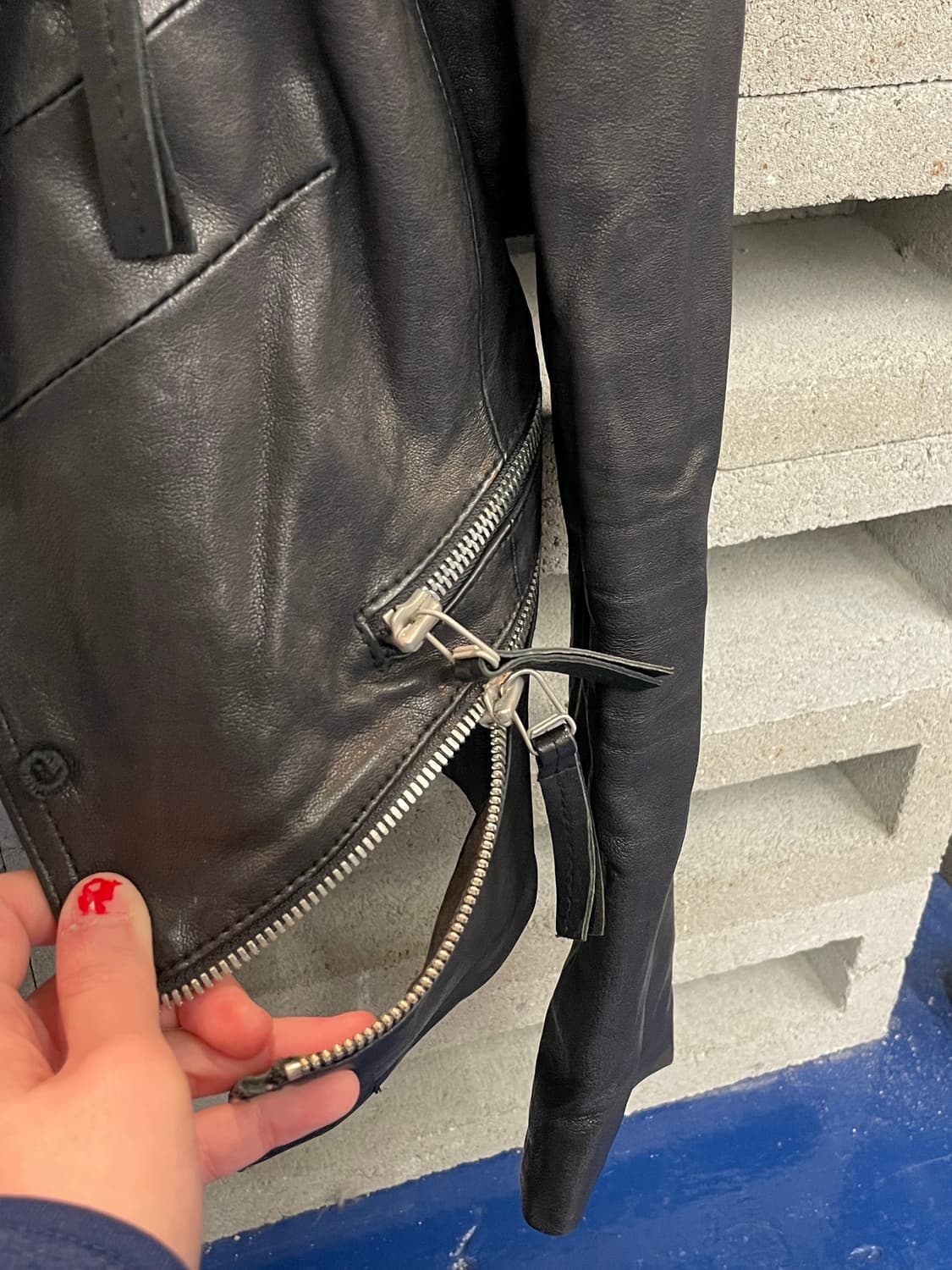 Lambskin 양가죽 트랜스폼 라이더 자켓 상품이미지8