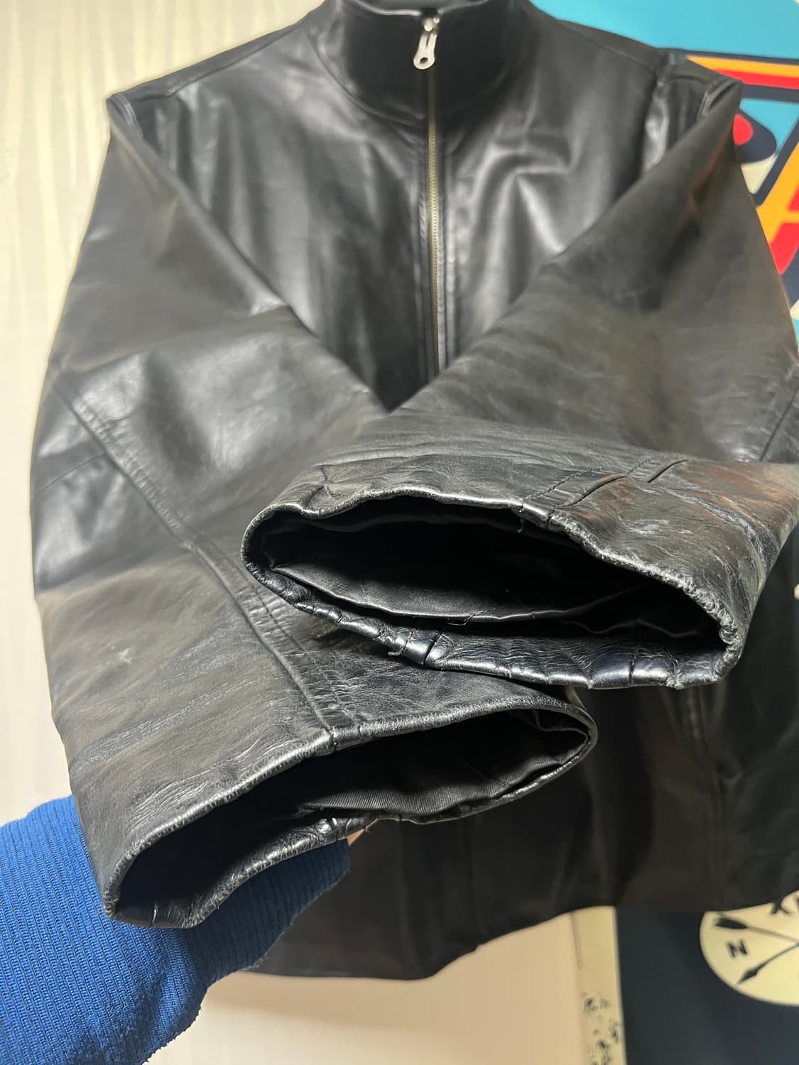 GAP 올드갭 레더 풀집 자켓 상품이미지3