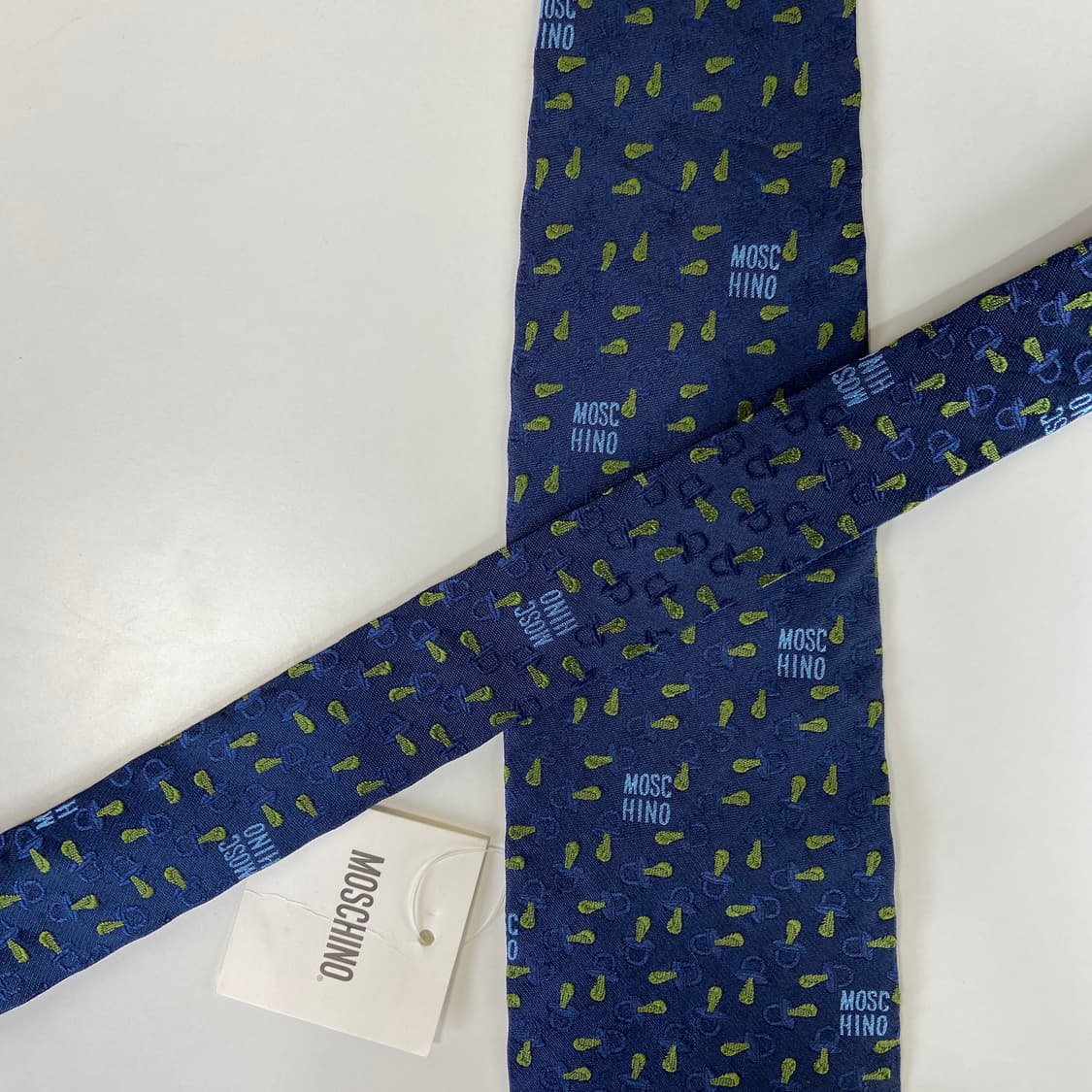 택달린 모스키노 (MOSCHINO) 명품 정품 넥타이 상품이미지4