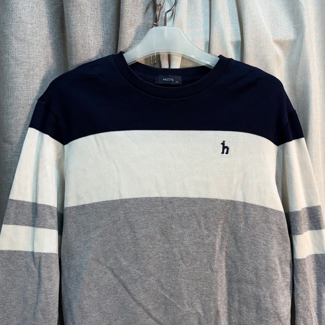 [XL] HAZZYS 헤지스 코튼 긴팔 맨투맨 티셔츠 상품이미지3