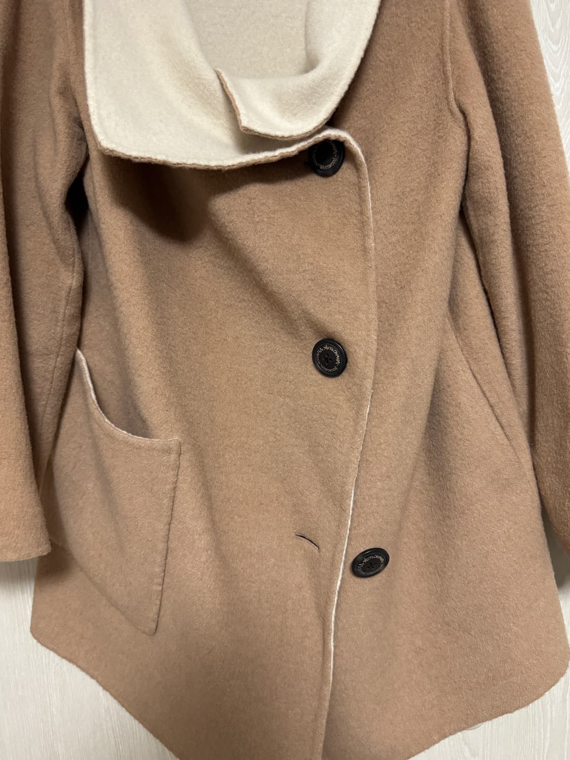 비비안웨스트우드 베이지 울코트 40사이즈 상품이미지2